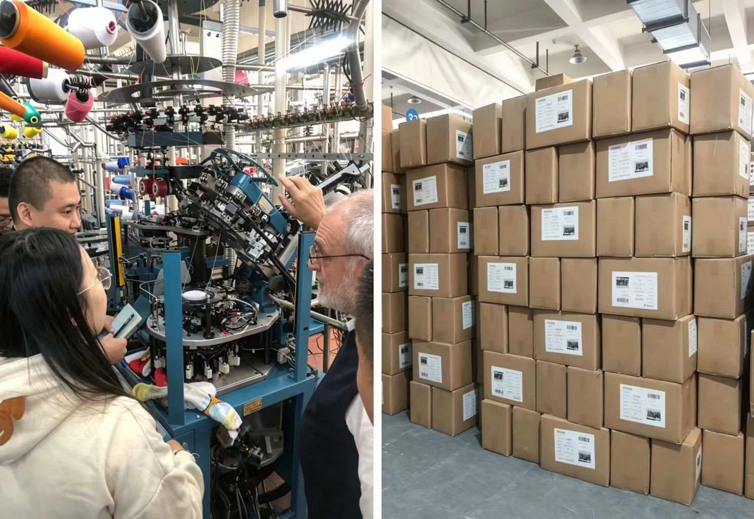 French client factory visit